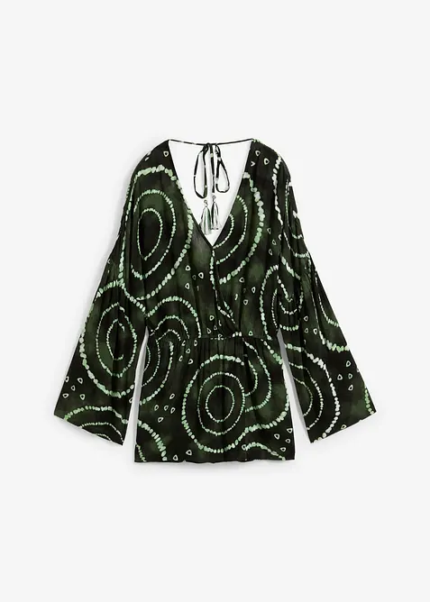 Kort jumpsuit i lett viskose, bonprix