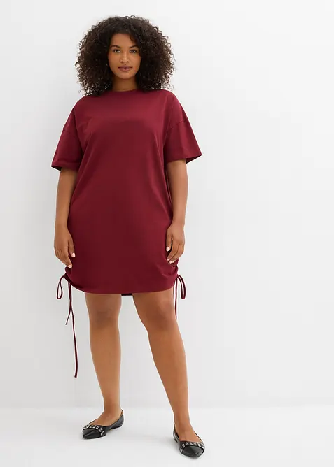 Jerseykjole i elastisk bomullsmiks, bonprix