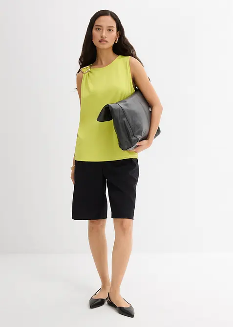 Topp i strukturert krepp, bonprix