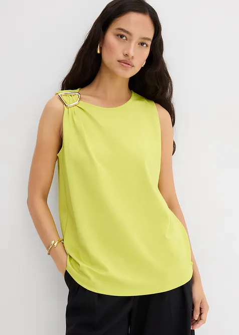 Topp i strukturert krepp, bonprix