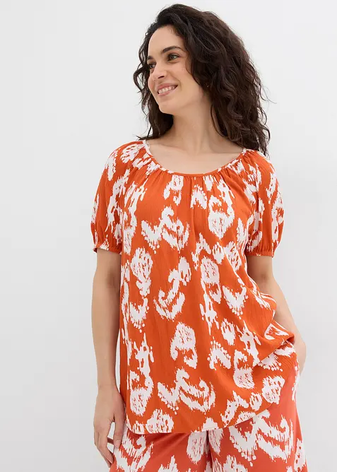 Tunikabluse i myk viskose, bonprix