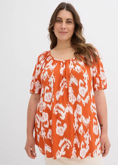 Tunikabluse i myk viskose, bonprix