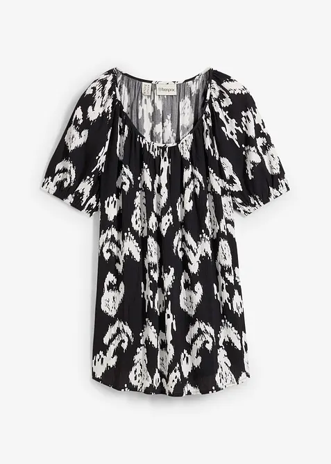 Tunikabluse i myk viskose, bonprix