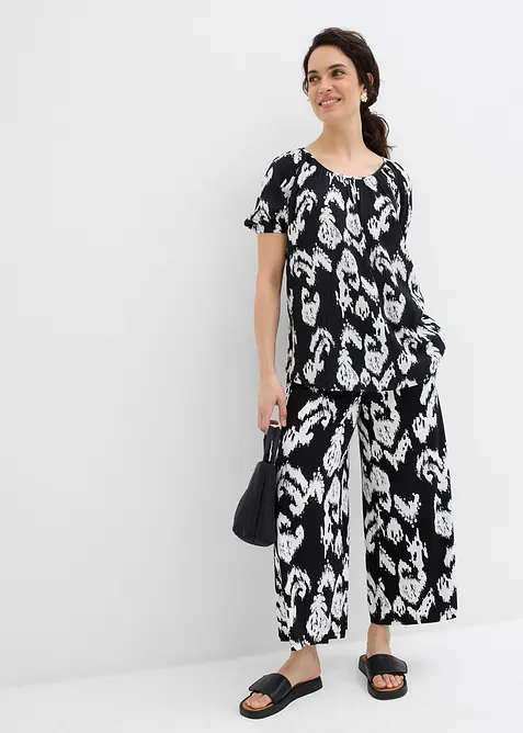 Tunikabluse i myk viskose, bonprix