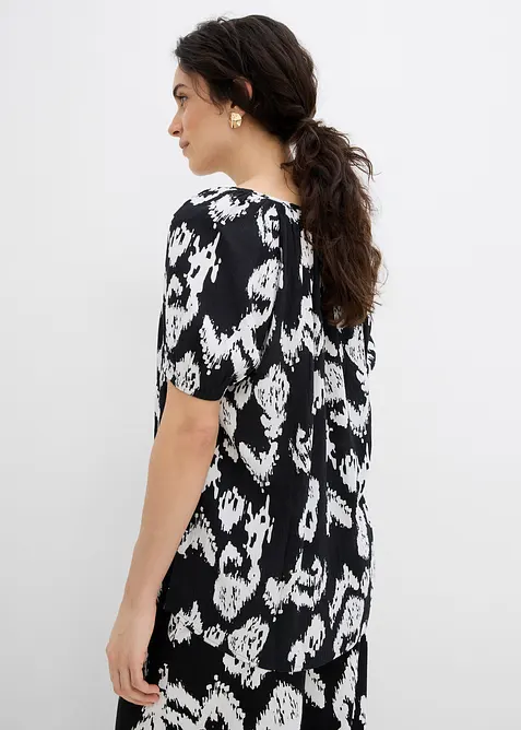 Tunikabluse i myk viskose, bonprix