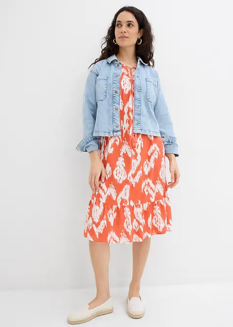 Tunikakjole i 100% viskose, bonprix