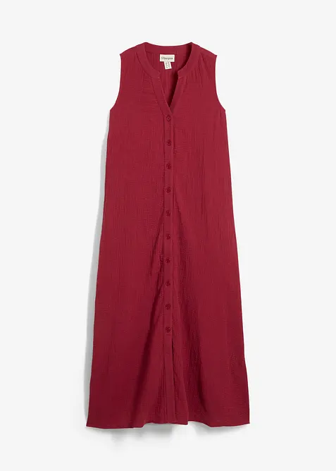 Skjortekjole i musselin, bonprix