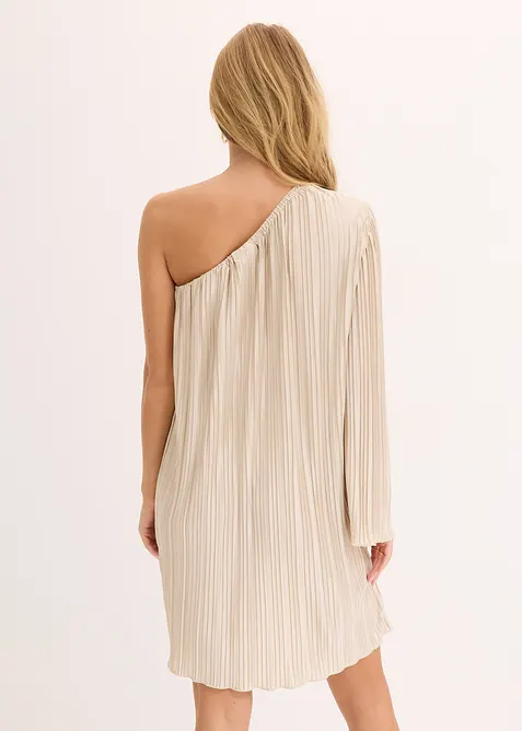 Plissert minikjole, bonprix