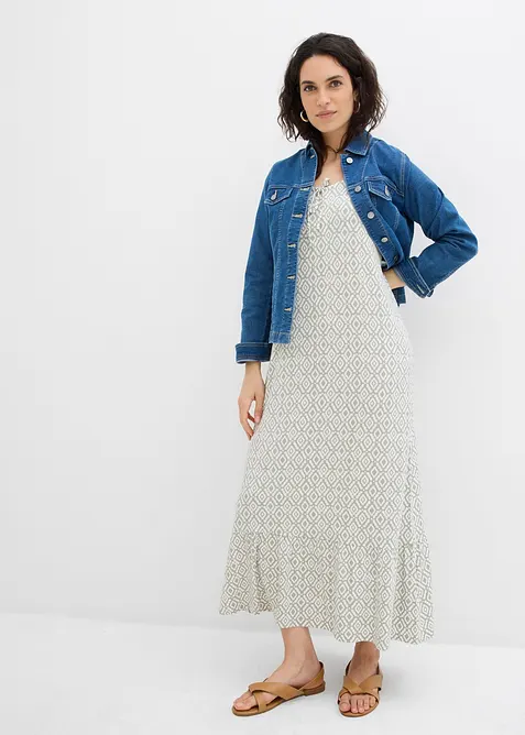 Jerseykjole i viskosemiks, bonprix