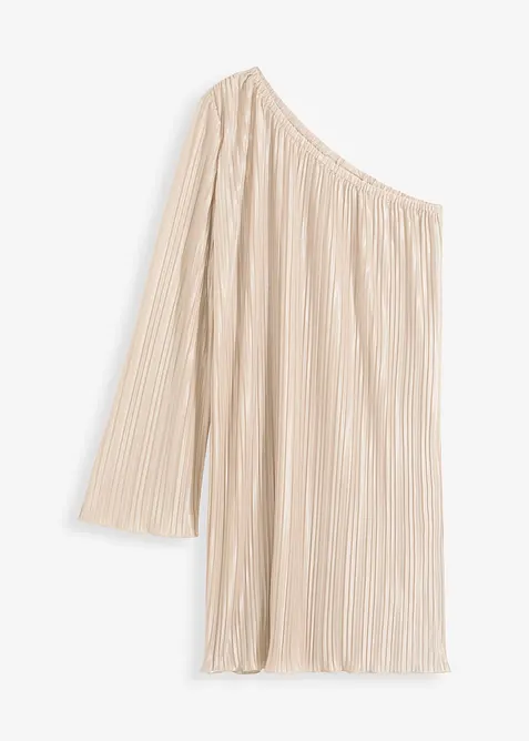 Plissert minikjole, bonprix