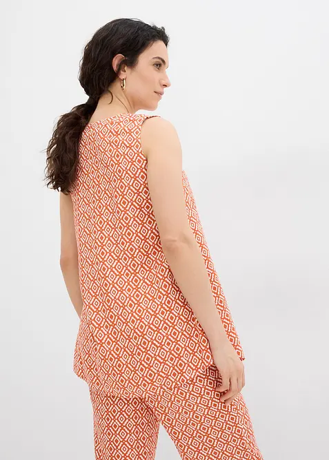 Lang bluse i myk viskose, bonprix