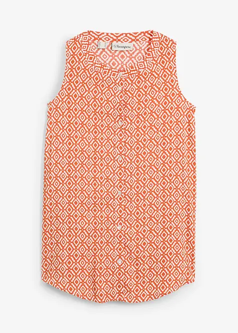 Lang bluse i myk viskose, bonprix