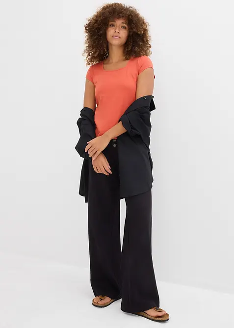 T-skjorte med ren økologisk bomull, bonprix