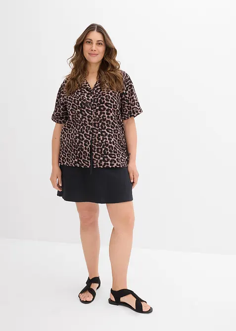 Bukseskjørt i musselin, bonprix