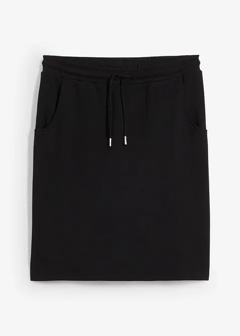 Sweatskjørt med lommer, bonprix