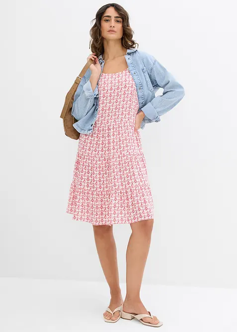 Stroppekjole i lett viskose, bonprix