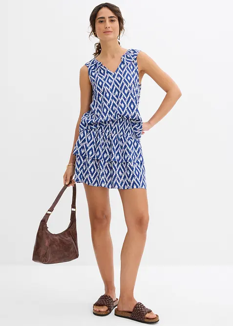 Miniskjørt i lett viskose, bonprix