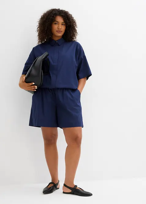 Pull on-shorts i 100% bomull, bonprix