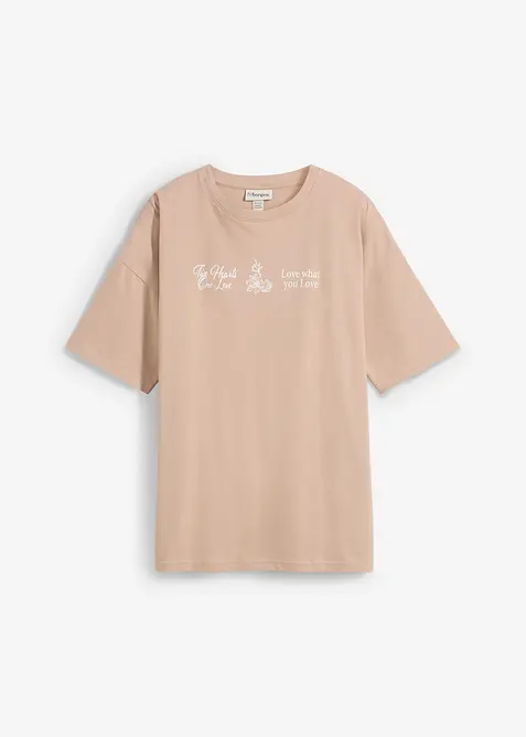 Lang topp i 100% økologisk bomull, bonprix