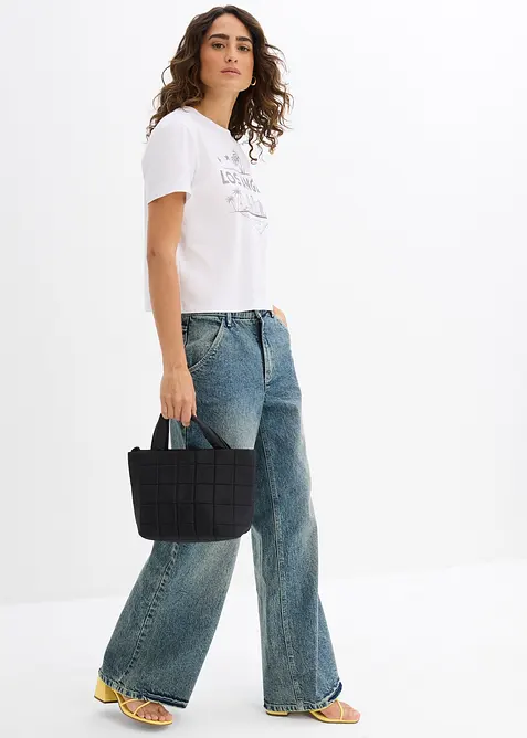 Kort T-skjorte av jersey, bonprix