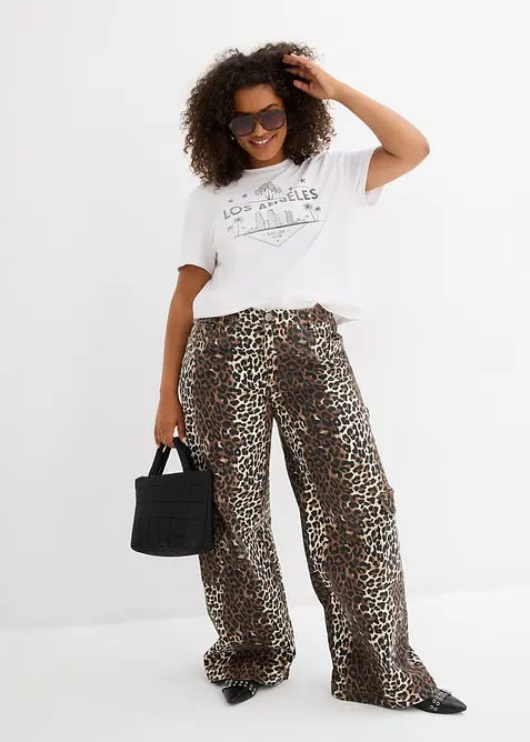 Kort T-skjorte av jersey, bonprix