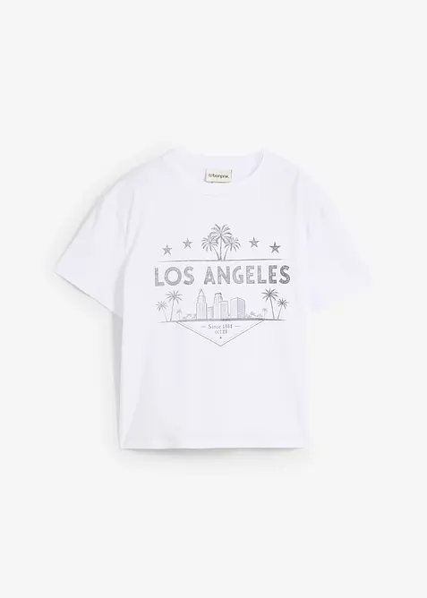 Kort T-skjorte av jersey, bonprix