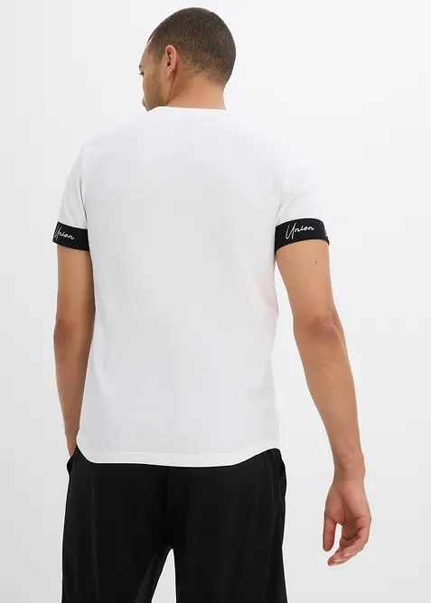 T-skjorte i ren økologisk bomull, Slim Fit, bonprix