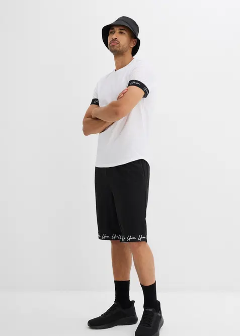 T-skjorte i ren økologisk bomull, Slim Fit, bonprix