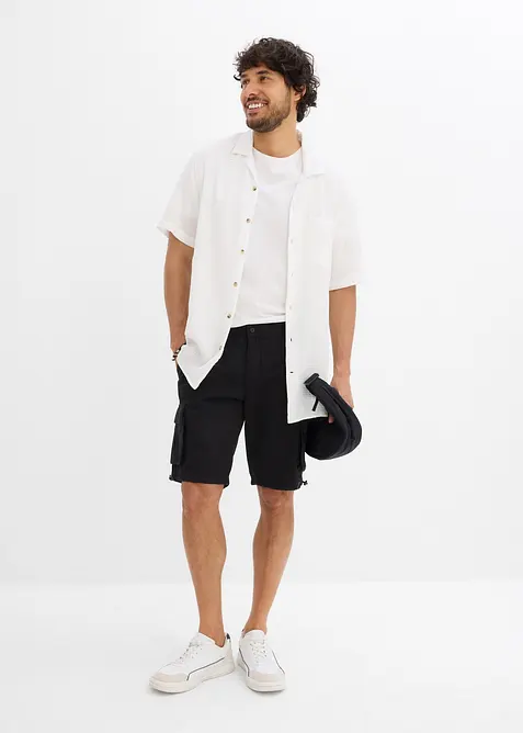 Cargo-bermudashorts med komfortlinning, Regular Fit, bonprix