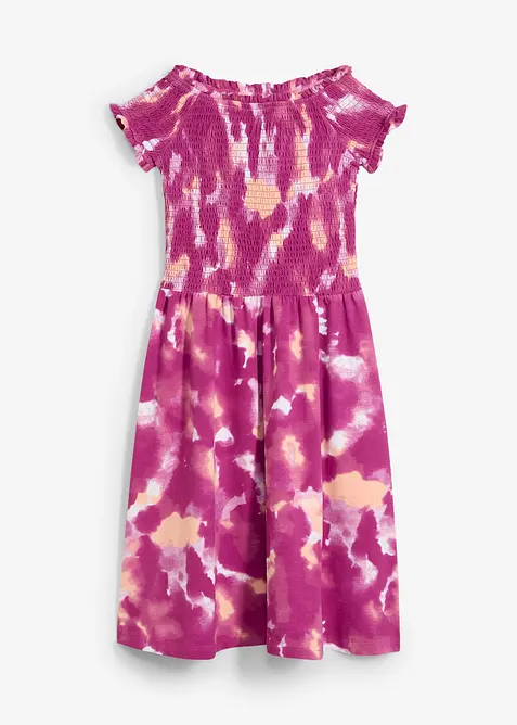 Jerseykjole i &oslash;kologisk bomull med elastan, bonprix