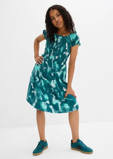 Jerseykjole i økologisk bomull med elastan, bonprix