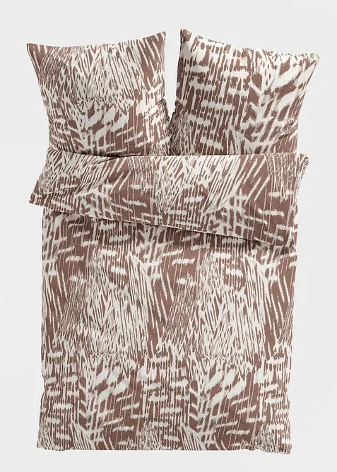 Sengesett med strukturert trykk, bonprix