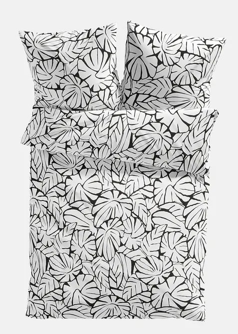 Sengesett med bladmønster, bonprix