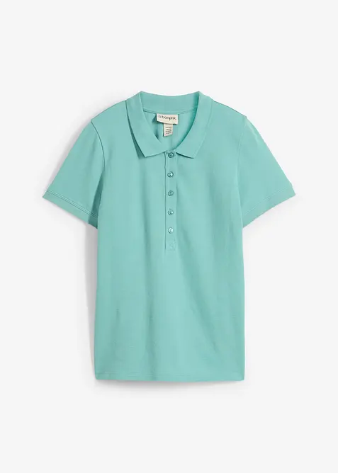 Piké-poloskjorte i 100% økologisk bomull, bonprix
