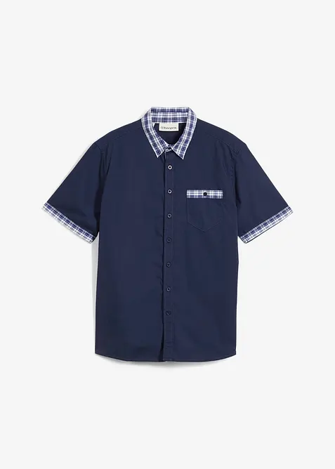 Kortermet skjorte i 100% bomull, bonprix