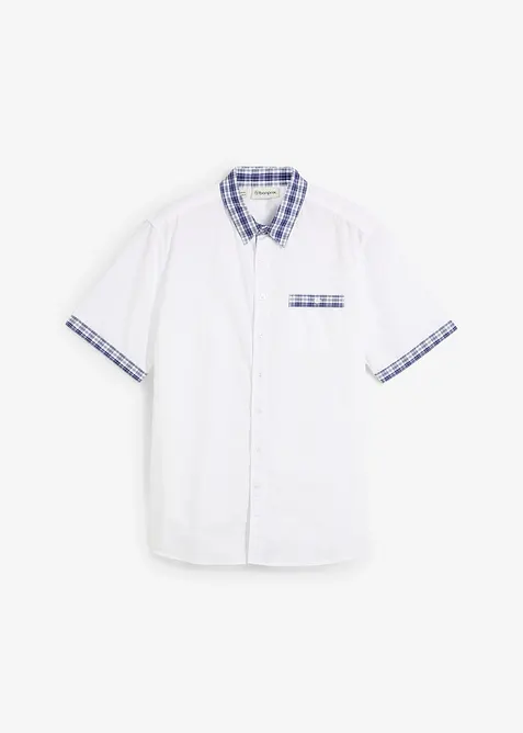 Kortermet skjorte i 100% bomull, bonprix