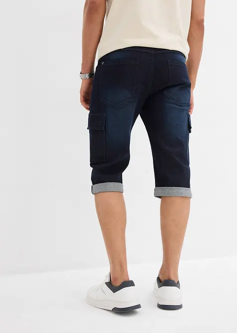 Cargo-bermudashorts i denim med stretch, Regular Fit, bonprix