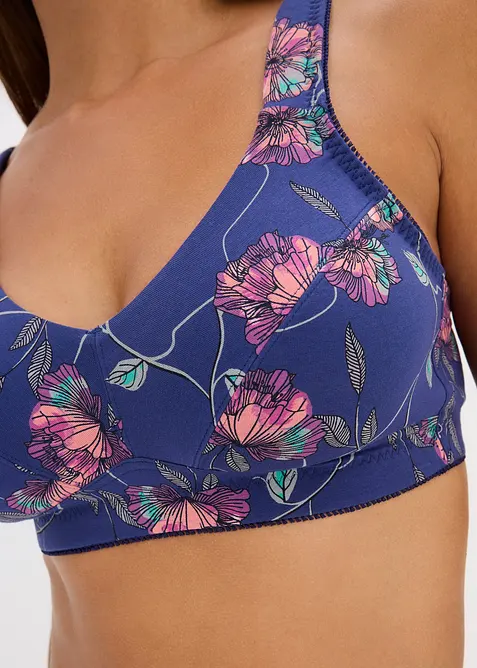 BH uten spiler med økologisk bomull (3-pack), bonprix