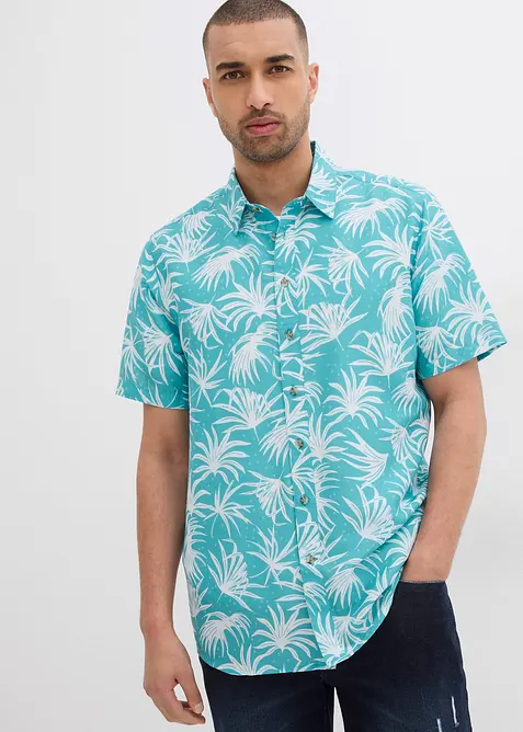 Kortermet skjorte i viskose, bonprix