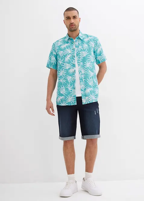 Kortermet skjorte i viskose, bonprix