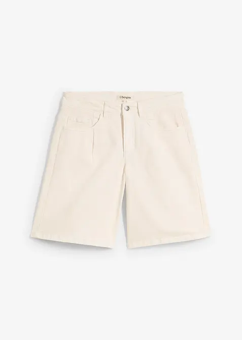 Bermudashorts i denim Mid Waist, bonprix