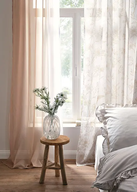 Gardin med resirkulert polyester (1-pack), bonprix