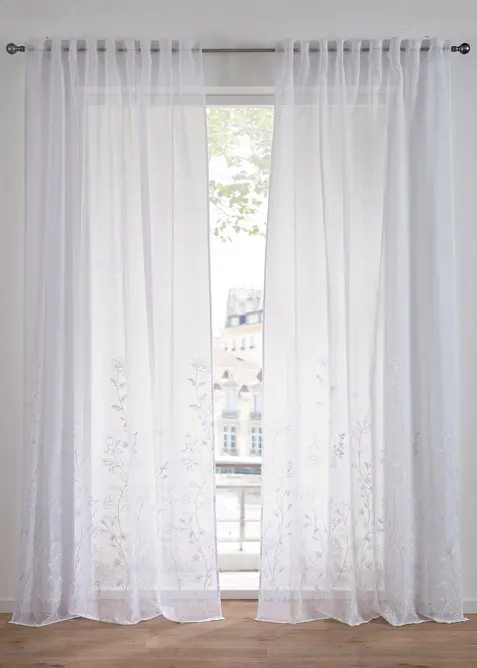 Gardin med resirkulert polyester (1-pack), bonprix