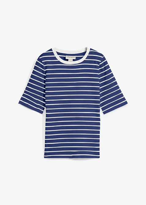 T-skjorte i formstabil, 100% økologisk bomull, bonprix