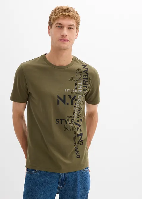 T-shirt av &oslash;kologisk bomull, bonprix