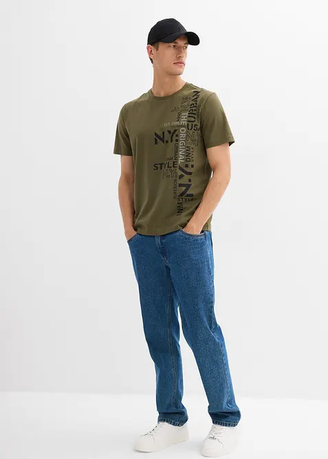 T-shirt av &oslash;kologisk bomull, bonprix