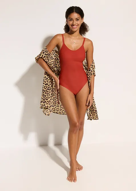 Light shape-badedrakt med snøring, bonprix