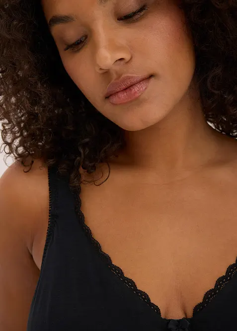 Minimizer T-skjorte-BH med spiler og økologisk bomull (2-pack), bonprix