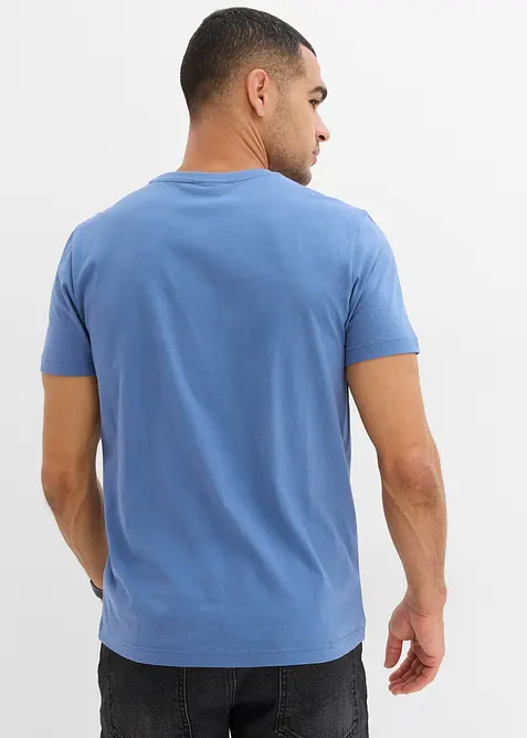 T-skjorte i økologisk bomull, Slim Fit, bonprix
