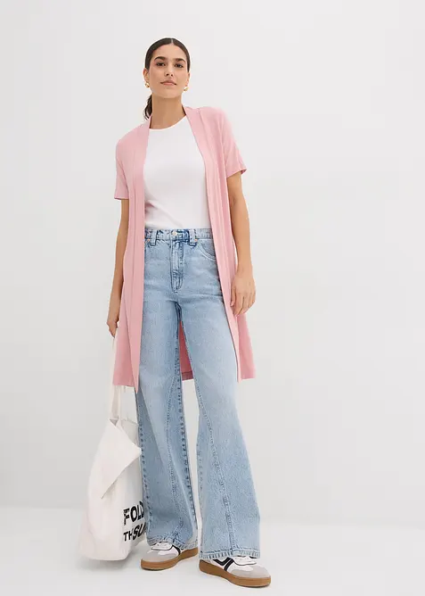 Trikotjakke i myk viskose, bonprix